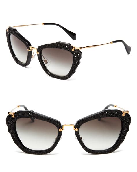 miu miu cat eye frames